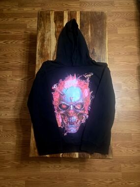 VLONE Black Skull Hoodie